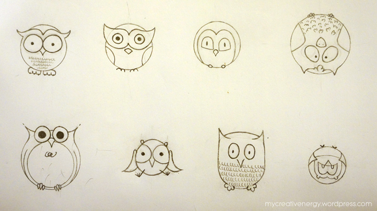 Doodles - owls | mycreativenergy.wordpress.com